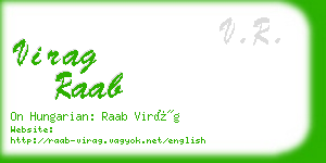 virag raab business card